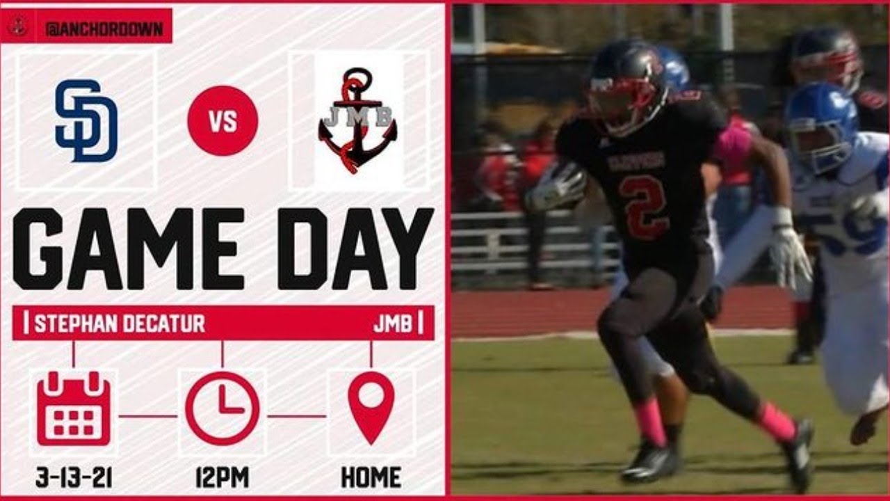 JMB Football vs. Stephen Decatur HS