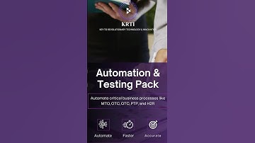 Ensure Quality & Efficiency with KRTI’s Automation & Testing Pack!