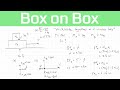 Physics Quiz: Box on a Box