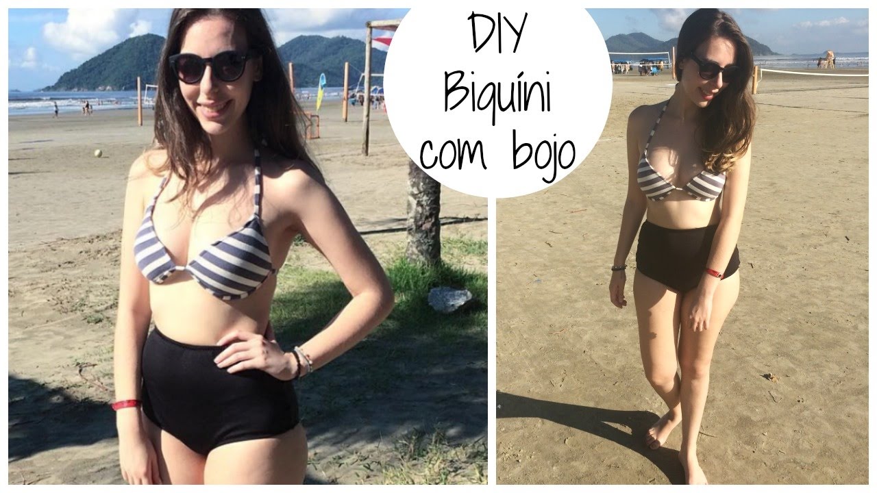 DIY Biquíni com bojo MUITO FÁCIL | APRENDA A COSTURAR SEU PRÓPRIO BIQUÍNI
