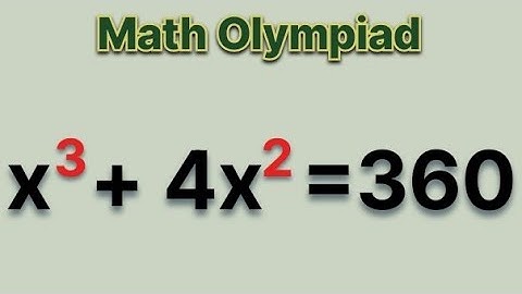 A Nice Math Olympiad Question | You should know this trick✅