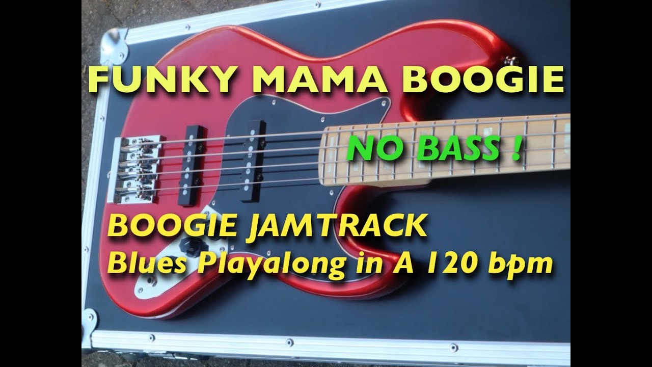 „FUNKY MAMA BOOGIE“ NO BASS! Cool Boogie Jam Track Backing Track ZZ Top
