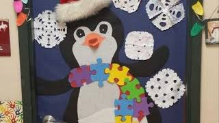 Winter door decorating ideas