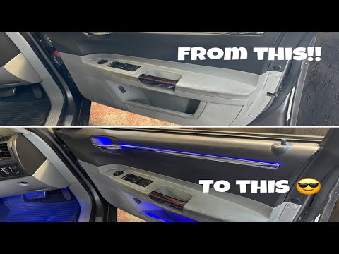 CCS Creative Car Sounds- Upgrading a Chrysler 300C with some bespoke lighting on door cards.