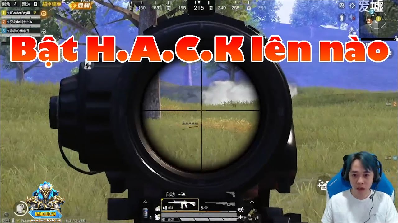 🔫Nam Blue[Pubg Mobile] Mắt thần đoán vị trí hơn cả H.A.C.K