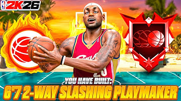 *NEW* BEST 6’7 “2-WAY SLASHING PLAYMAKER” BUILD On NBA 2K26…