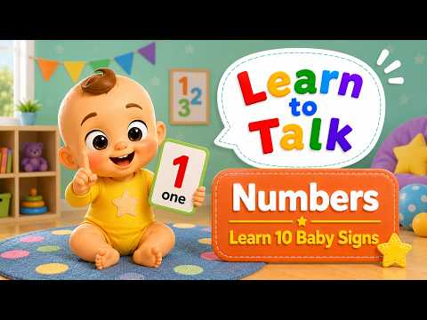 Numbers Baby Sign Language | Learn 10 Baby Signs | Learn to Talk