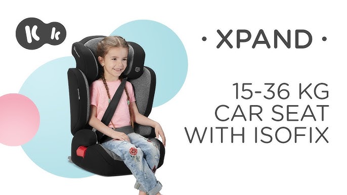 How to install the Kinderkraft JUNIOR FIX 15-36 kg car seat with ISOFIX.  How To Video