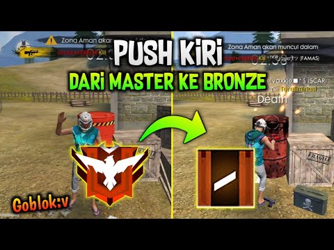Auto Goblok:v TURUNIN RANK DARI MASTER KE BRONZE!! - Free Fire Indonesia