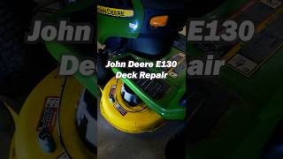 John Deere E130 Deck Repair #johndeere #repairs #pressurewashing