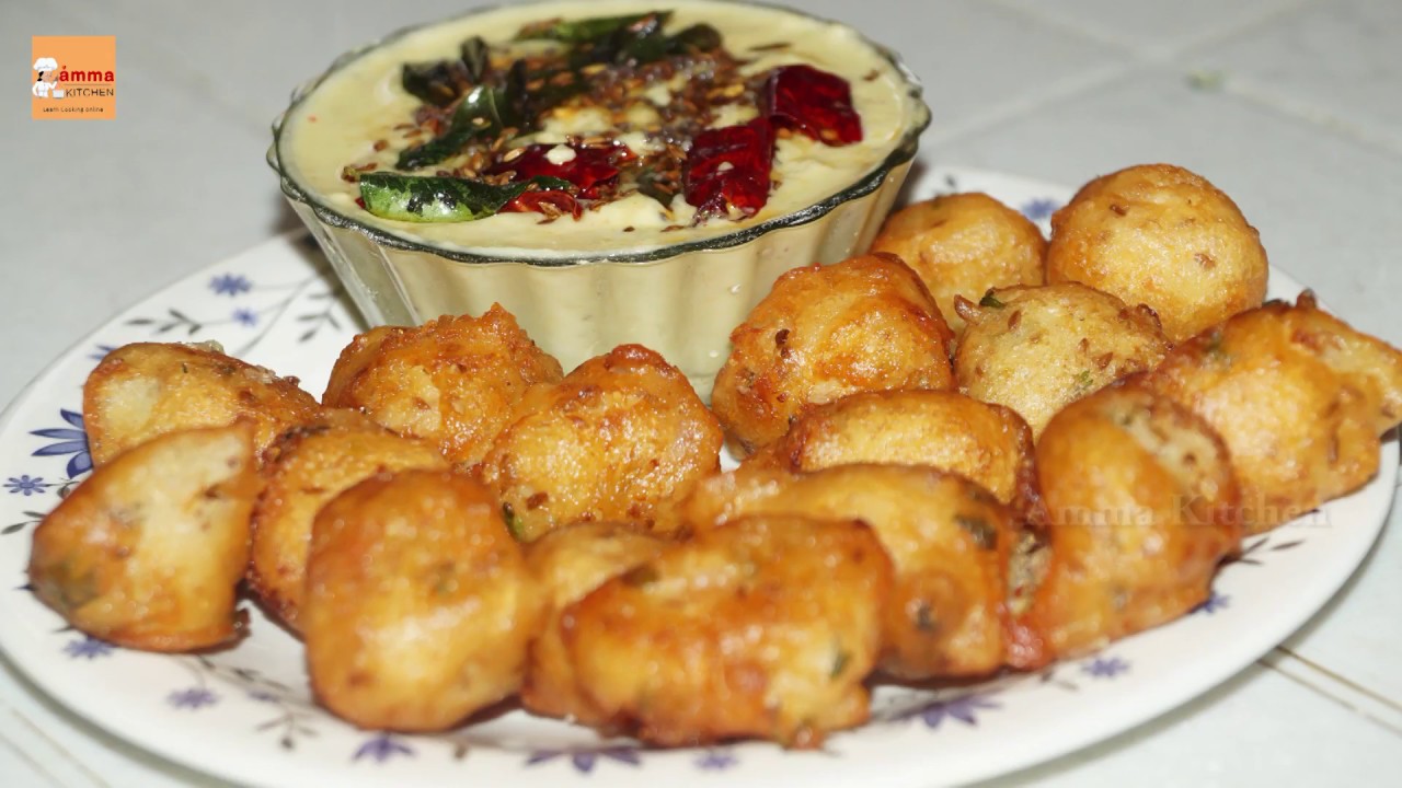 punugulu in telugu by Amma Kitchen Breakfast and snack Recipe ...