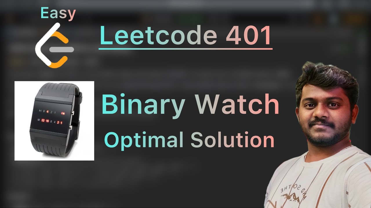 Leetcode 401. Binary Watch - YouTube