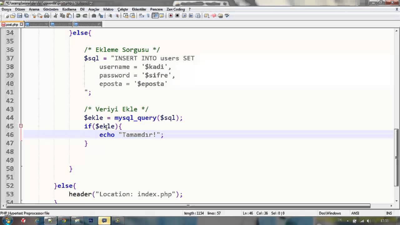 Php ile Form Güvenliği - YouTube