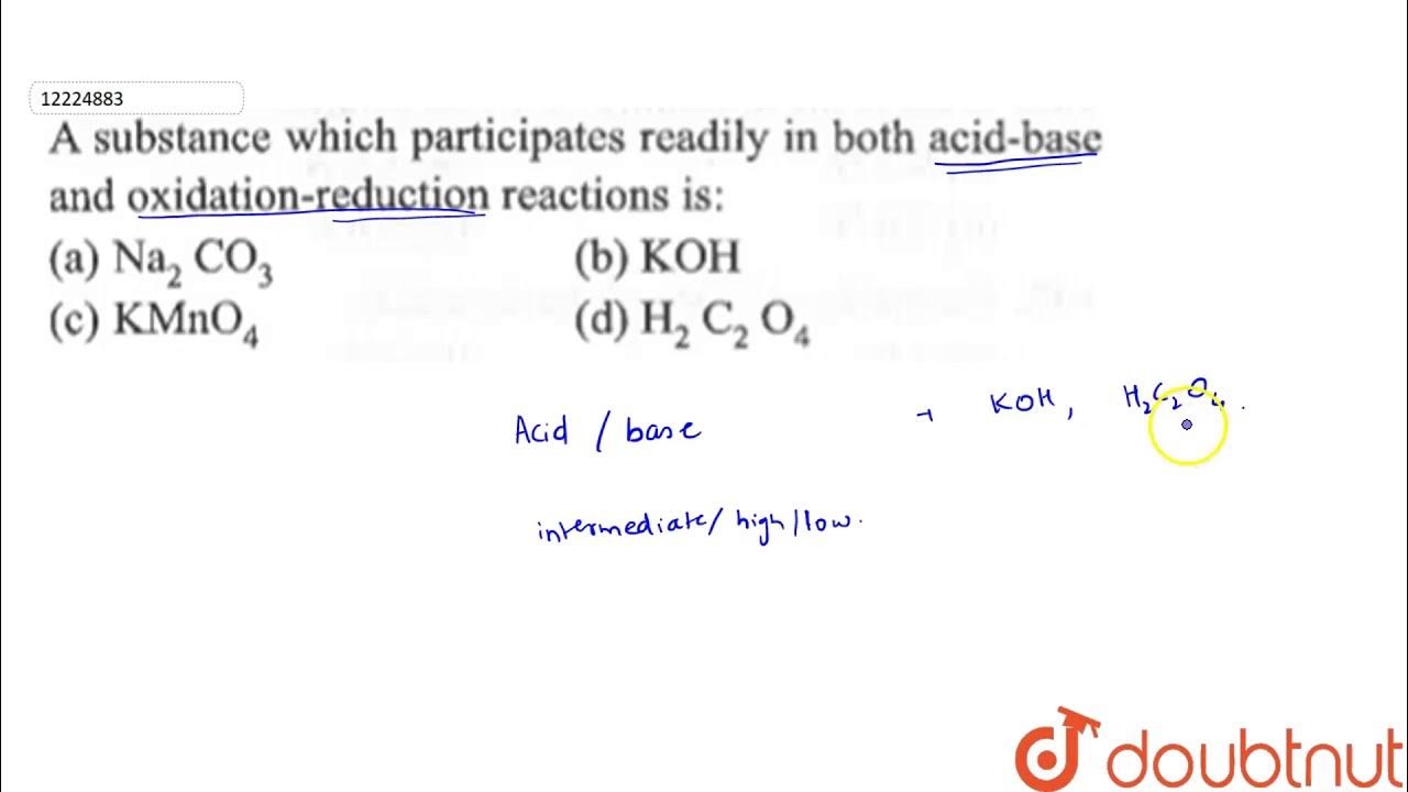 a-substance-which-participates-readily-in-both-acid-base-and-oxidation
