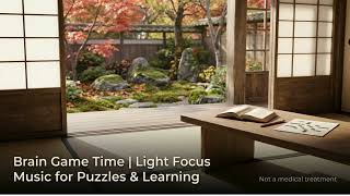 Brain Game Focus Music for Seniors  14Hz Beta, Soft Synth&Birdsong for Puzzles, Sudoku&Reading45 Min screenshot 4