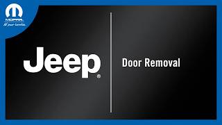 Door Removal | How-To | 2027 Jeep Vehicles Update