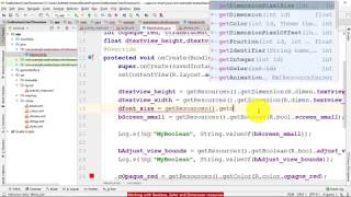 Android #020 (3 of 3) -  Working with Boolean, Color and Dimension resources - CDPatel Digital Room