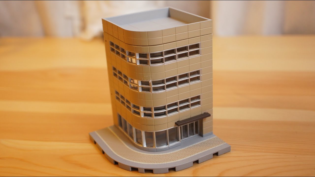 ジオコレ】交差点の建物B・建物コレクション134【Corner Office