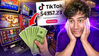 I Gambled My Entire TikTok Paycheck at the Casino!