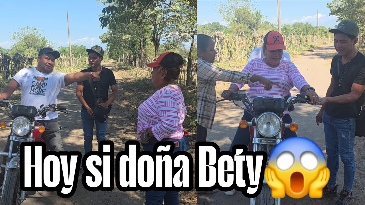 Miguel se canso de doña Bety hoy mismo te enseño a manejar moto para que mires que no es fácil😱