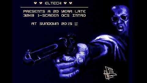 Eltech - Eltro - Amiga 32k Intro (50 FPS)
