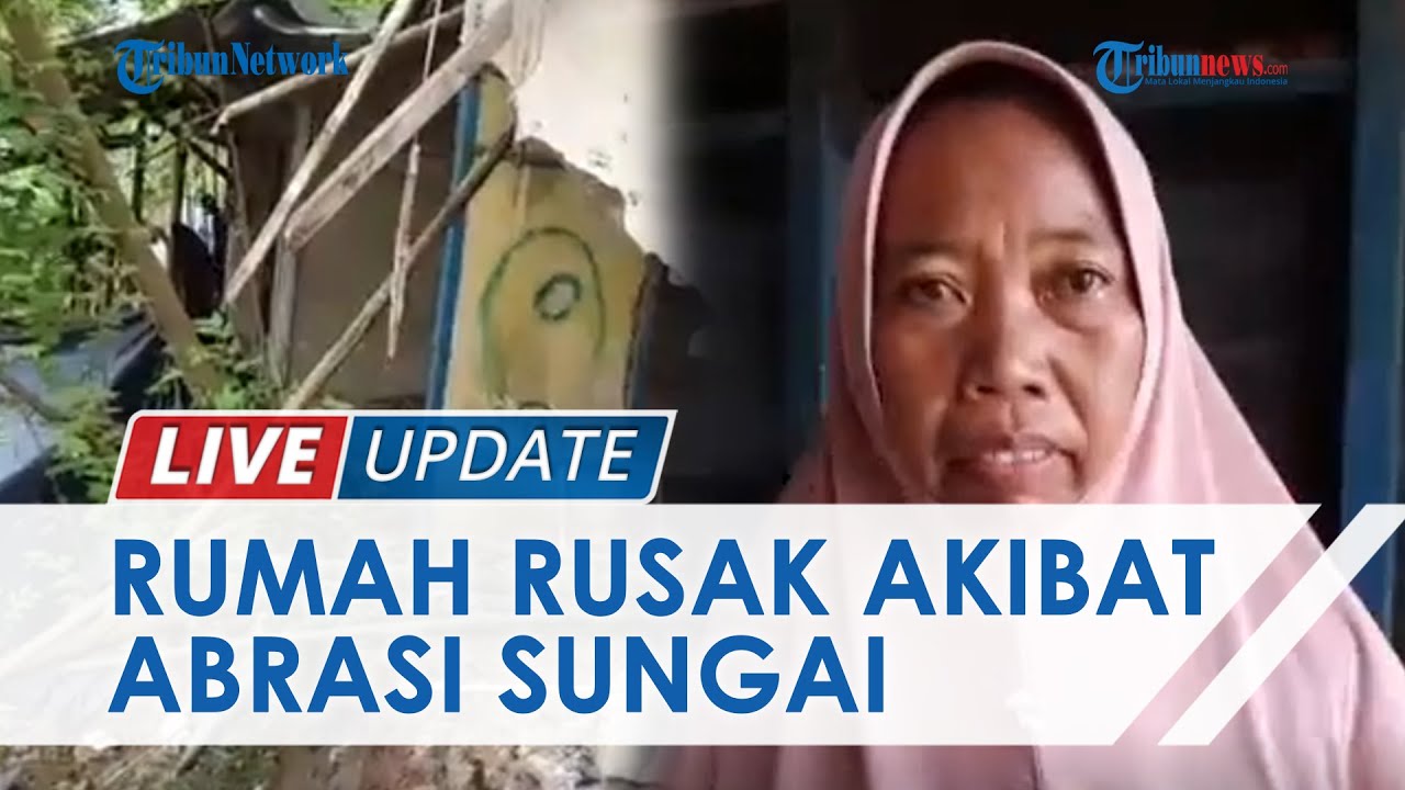 5 Rumah di Banten Rusak Berat akibat Abrasi Sungai Ciujung, Pemilik Rumah Dambakan Tempat Mengungsi