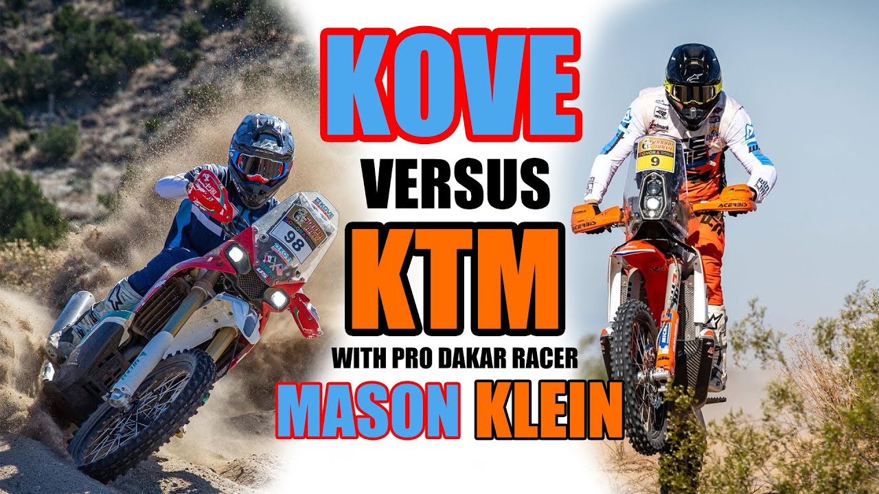 Kove 450 Rally Pro vs KTM 450 Rally: Dakar Pro Mason Klein Weighs In!