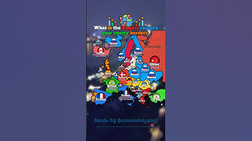 What is the biggest country your country borders?🌍🛂 #europe #geography #mapping #countries