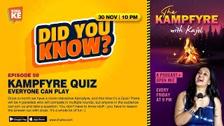 Kampfyre Ep 59: Quiz