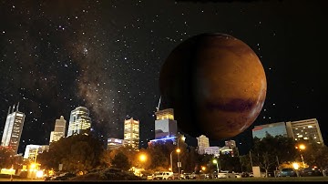 If the Moon were replaced by some of our planets - Mars