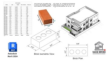 Revit Quantity | Revit Bricks Quantity | Saeed BIM360