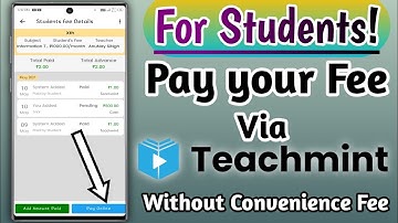 How to Pay Fee Online via Teachmint App || Fee Payment on Teachmint App || For students || TheAnuNay