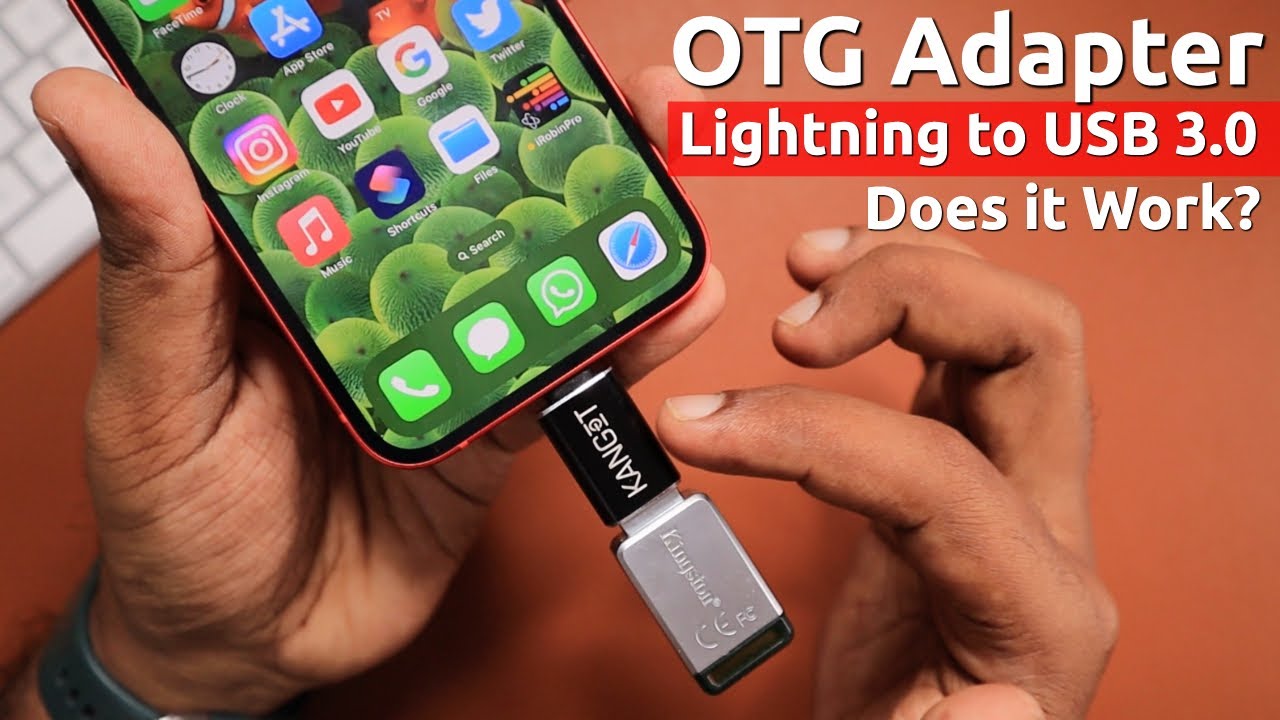 Adaptador OTG de USB 3.0 a Lightning