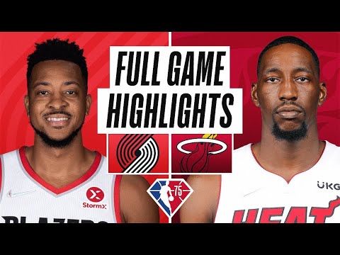 Portland Trail Blazers vs. Miami Heat Full Game Highlights | Jan 19 | 2022 NBA Season