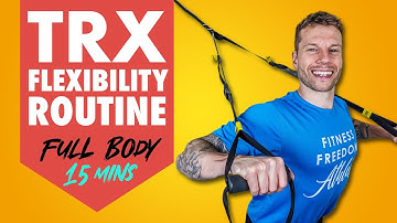 15 Minute Beginner TRX Stretch Flexibility Routine! (FOLLOW ALONG)