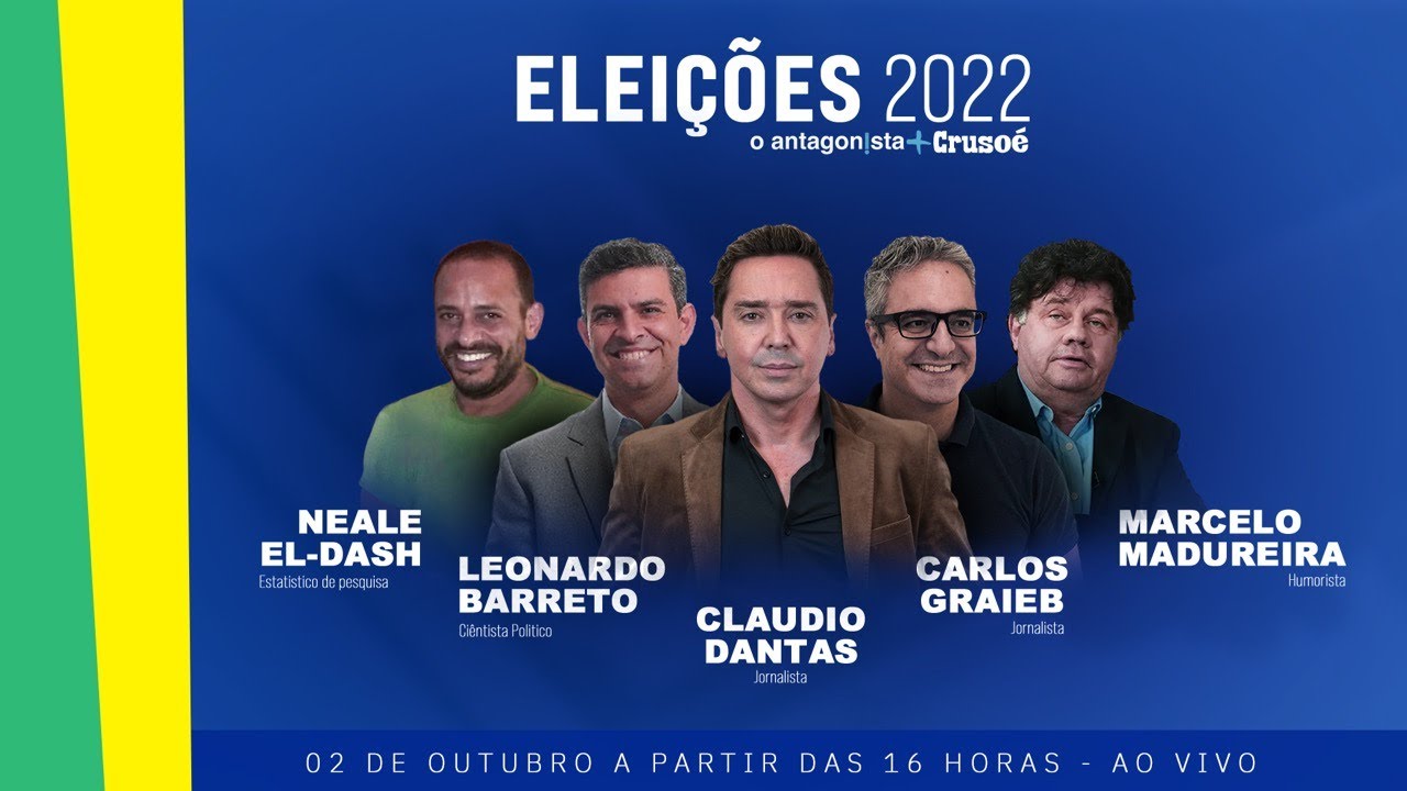 COBERTURA ESPECIAL: O Antagonista e Crusoé nas Eleições 2022 – AO VIVO