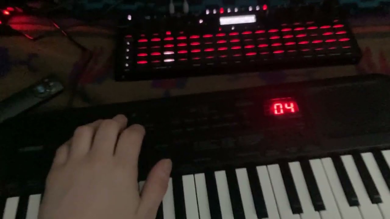 Yamaha PSS-A50 and Korg SQ-64.