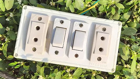 2 Socket 2 Switch Wiring Connection || Switch Socket Connection || Electric Work
