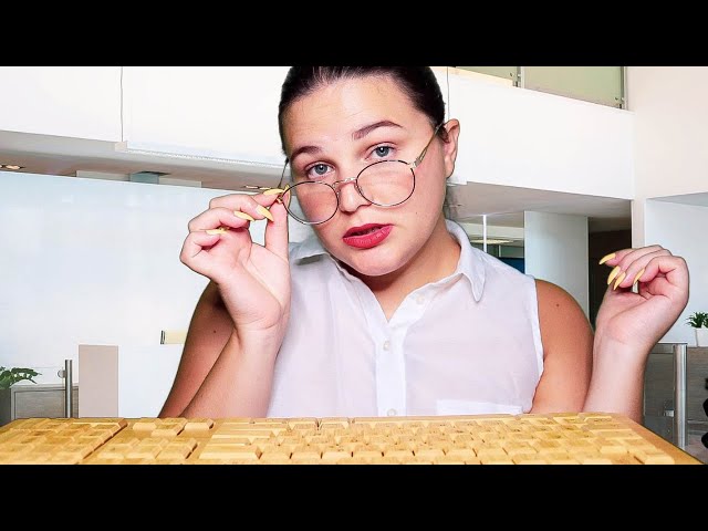 ASMR⎪ROLEPLAY SECRÉTAIRE MÉDICALE PESTE ! (+Chewing gum)