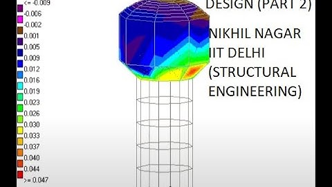DESIGN OF CIRCULAR WATER TANK in Staad Pro (Part 2) [ IIT Delhi ]