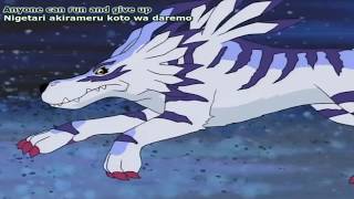 Digimon Adventure - Garurumon vs Seadramon (Eng Sub)