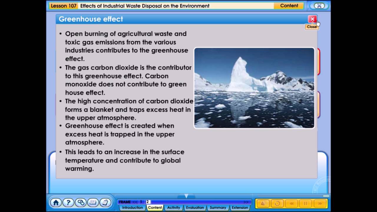 107. Effects OF Industrial Waste Disposal In The Environment