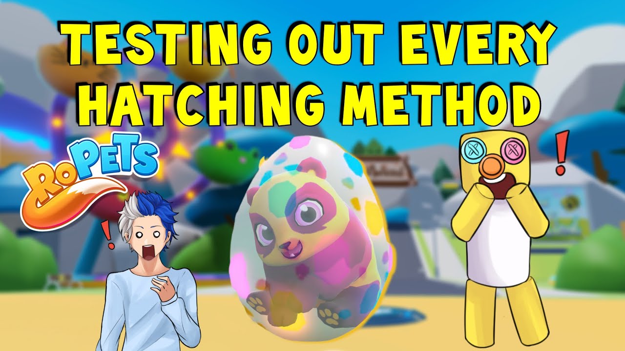 ALL HATCH METHODS TESTED IN THIS INSANE EVOLVED EGG EXPERIMENT (RoPets)