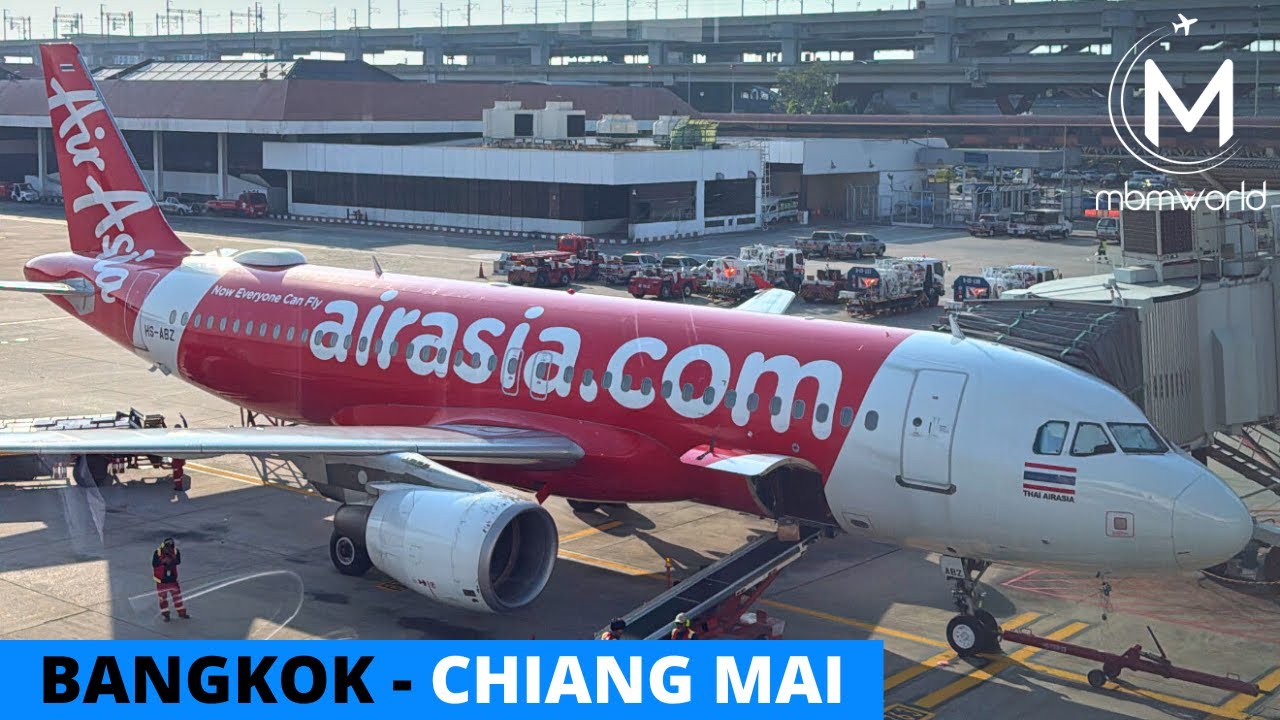 Thai AirAsia Flight Experience: FD3431 Bangkok to Chiang Mai