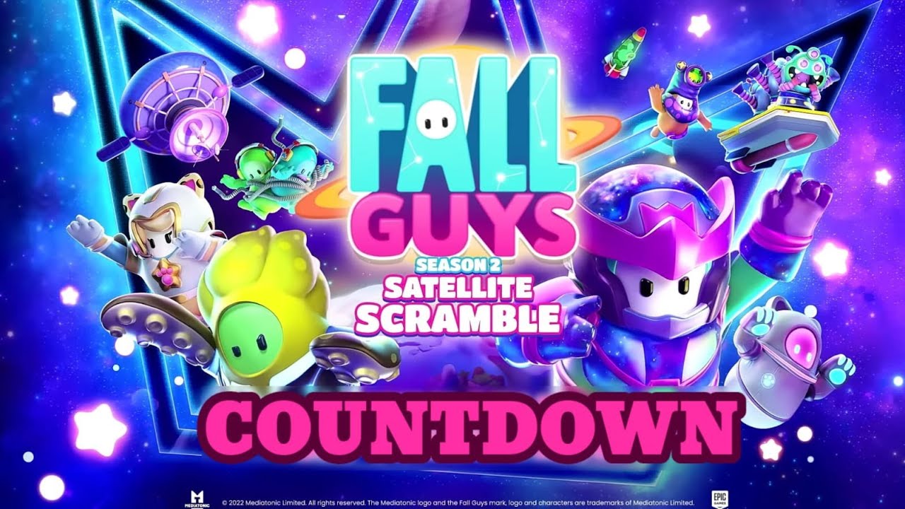 🔴 Fall Guys SEASON 2 COUNTDOWN to RELEASE LIVE