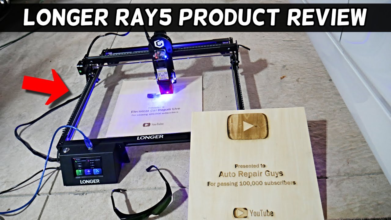 LONGER RAY5 LASER ENGRAVER CUTTER PRODUCT REVIEW - YouTube