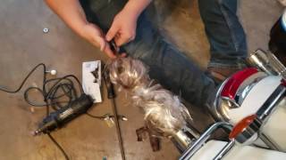 How to remove baffles out of Harley stock exhaust