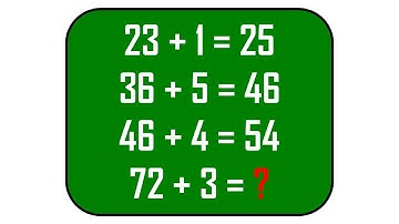 What will replace the question mark? Math Puzzle