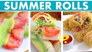 Fun & Healthy Summer Rolls Recipes! - Mind Over Munch
