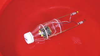 How to make mini RC boat using bottle